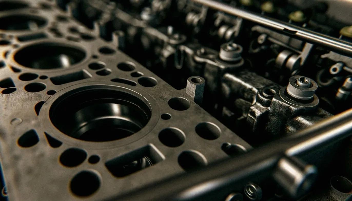 Diesel engine bay showing components affected by common owner mistakes