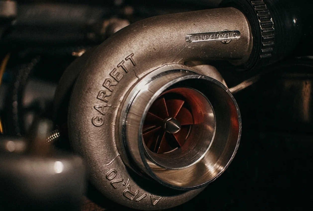 Garrett turbocharger compressor housing used in a BSG Automotive guide to how turbochargers work
